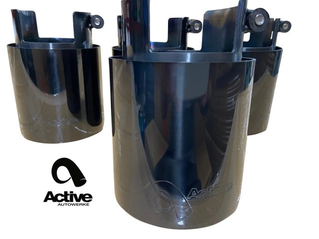 G8X BMW M2, M3 & M4 OEM Rear Exhaust Tips - Black Chrome - Graveyard Performance