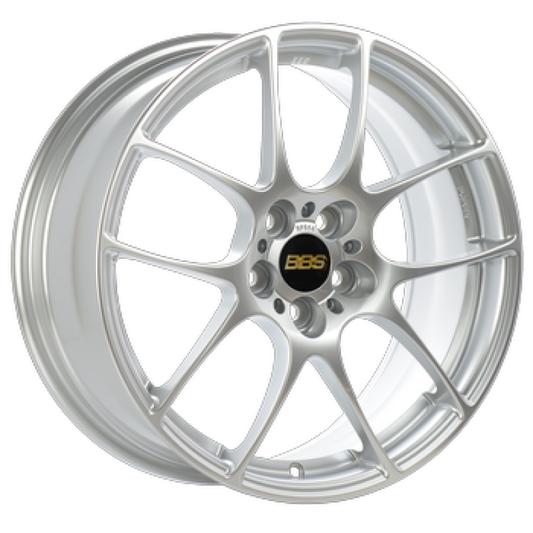 BBS RF 18x9 5x120 ET47 PFS Diamond Silver Wheel -82mm PFS/Clip Req - Graveyard Performance