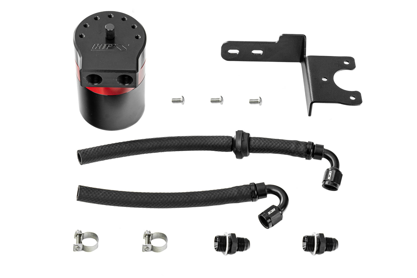 HPS Performance Billet Aluminum Oil Catch Can Kit 860-002