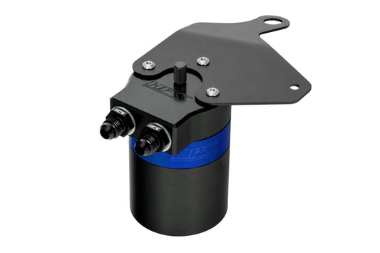 HPS Performance Billet Aluminum Oil Catch Can Kit Blue 860-011BL