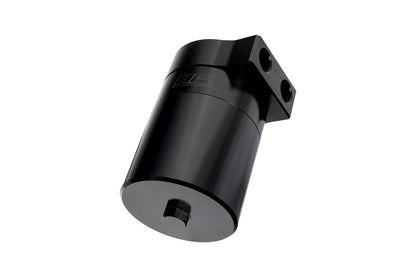 HPS Performance Billet Aluminum Oil Catch Can Kit, Black, 860-013WB