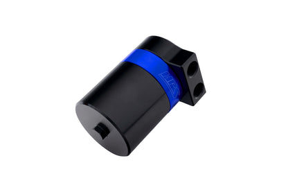 HPS Performance Billet Aluminum Oil Catch Can Kit, Blue, 860-023BL