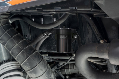 HPS Performance Billet Aluminum Oil Catch Can Kit, Black, 860-023WB