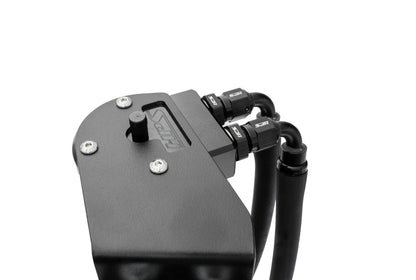HPS Performance Billet Aluminum Oil Catch Can Kit, Black, 860-025WB