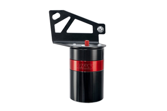 HPS Performance Billet Aluminum Oil Catch Can Kit Red 860-028