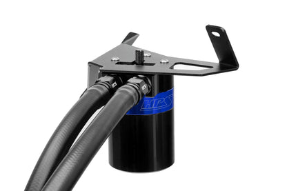 HPS Performance Billet Aluminum Oil Catch Can Kit, Blue, 860-029BL