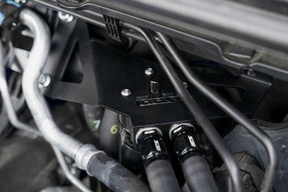 HPS Performance Billet Aluminum Oil Catch Can Kit, Black, 860-029WB