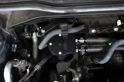 HPS Performance Billet Aluminum Oil Catch Can Kit, Blue, 860-031BL