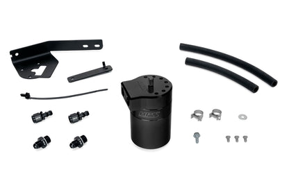 HPS Performance Billet Aluminum Oil Catch Can Kit, Black, 860-031WB