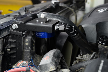 HPS Performance Billet Aluminum Oil Catch Can Kit, Blue, 860-033BL