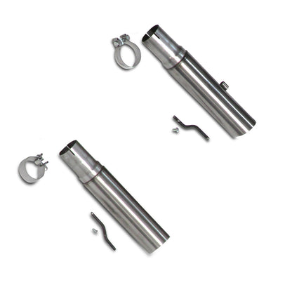 BBK 86-04 Mustang Cat Back Kit Varitune Mufflers Stainless Steel Tips - Graveyard Performance