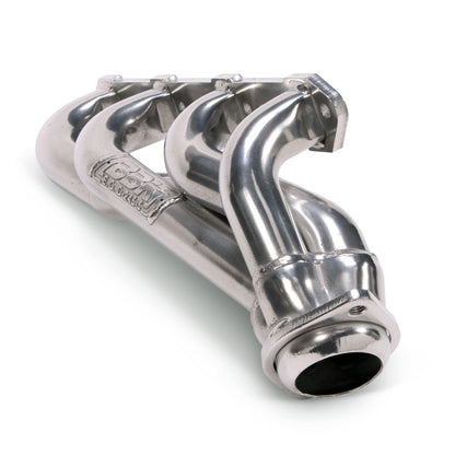 BBK 79-93 Mustang 5.0 Shorty Unequal Length Exhaust Headers - 1-5/8 Silver Ceramic - Graveyard Performance