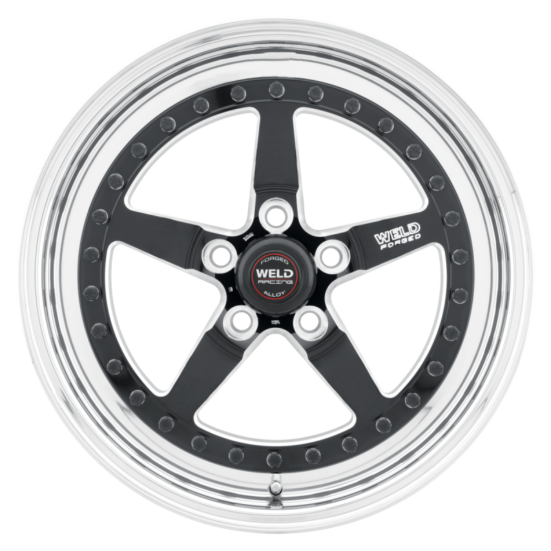 Weld Weldstar 17x5 / 5x4.75 BP / 2.2in. BS Black Wheel - High Pad - Graveyard Performance