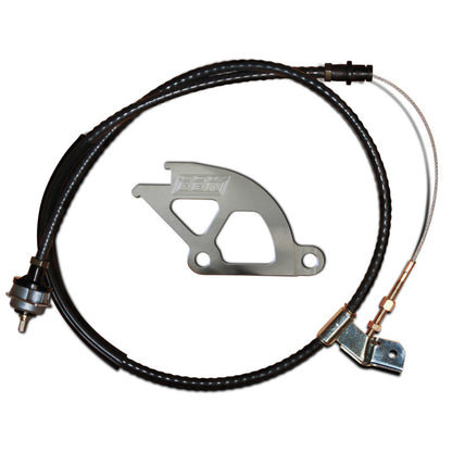 BBK 79-95 Mustang Adjustable Clutch Quadrant And Cable Kit - Graveyard Performance