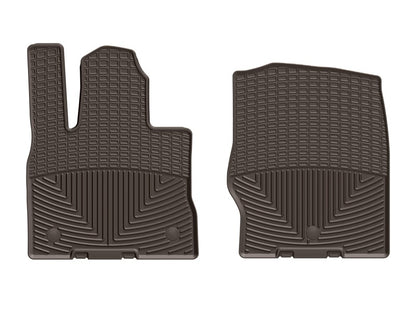 WeatherTech 2020+ Ford Explorer Front Rubber Mats - Cocoa - Graveyard Performance
