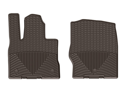 WeatherTech 2020+ Ford Explorer Front Rubber Mats - Cocoa - Graveyard Performance