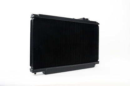 CSF 93-98 Toyota MK4 Supra Radiator - Black Finish - Graveyard Performance