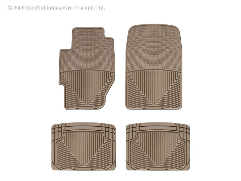 WT Rubber Mats - Rear - Tan - Graveyard Performance