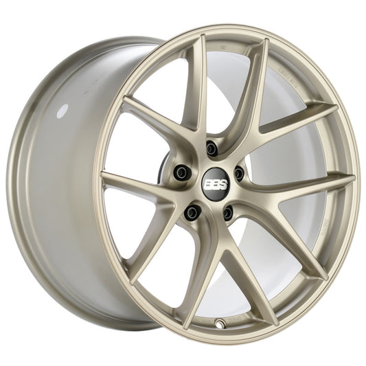 BBS Unlimited CI-R 19x10.5 ET46 (Face 2) Satin White-Gold Wheel - Graveyard Performance