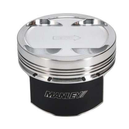 Manley 03-06 Evo 8/9 (7 Bolt 4G63T) 86mm +1mm Over Bore 8.5:1 Dish Pistons w/ Rings - Graveyard Performance