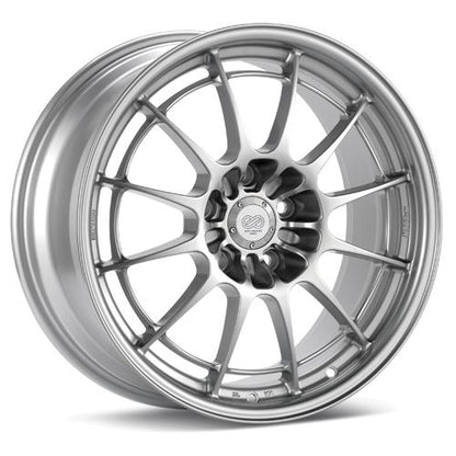 Enkei NT03+M 18x9.5 5x120.7 58mm Offset 72.6mm Bore Silver Wheel