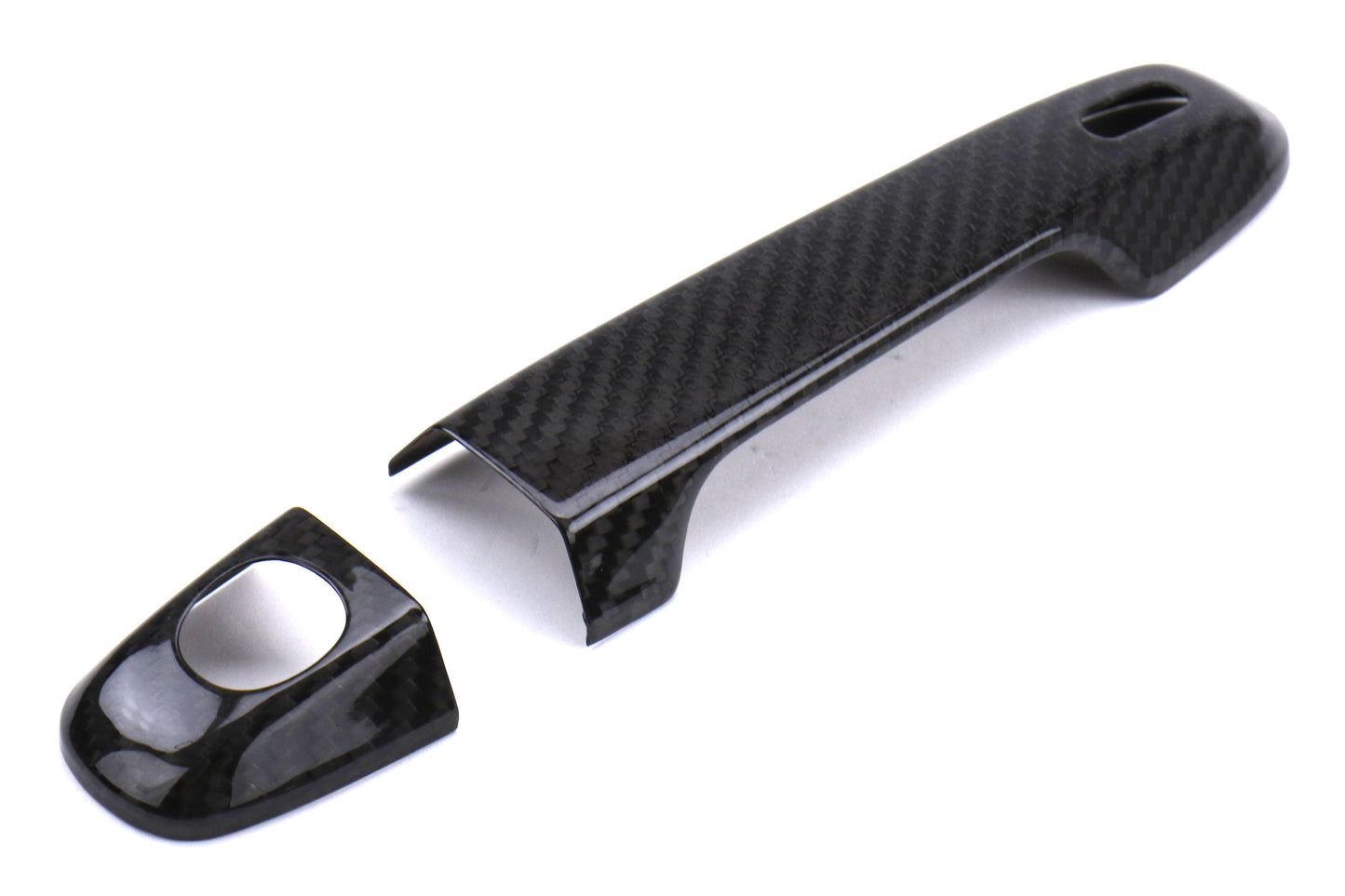 OLM Dry Carbon Fiber Door Handle Cover - 2013+ FT86-Gloss Carbon Fiber - Graveyard Performance