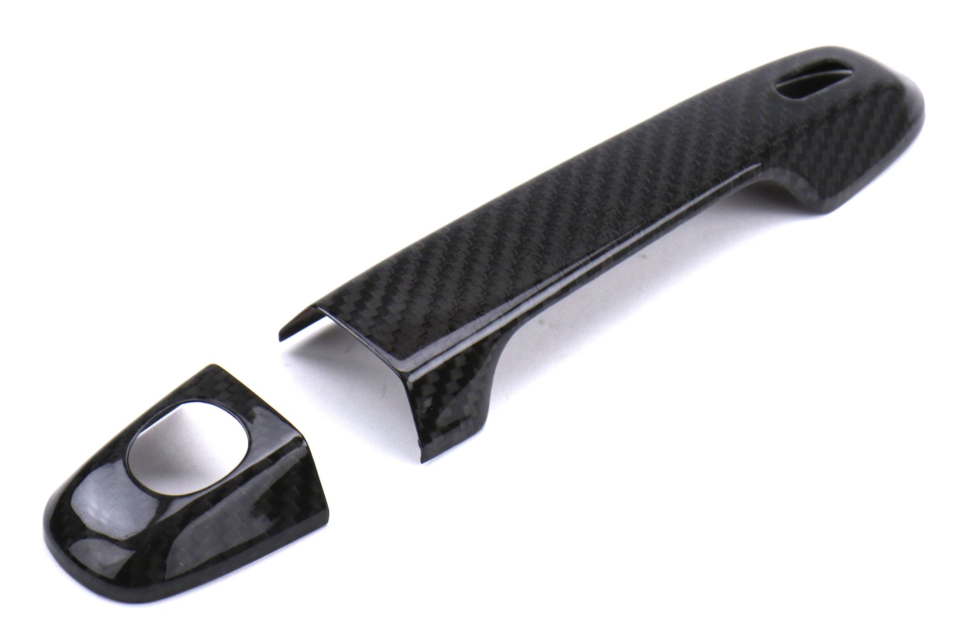 OLM Dry Carbon Fiber Door Handle Cover - 2013+ FT86-Gloss Carbon Fiber - Graveyard Performance
