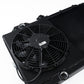 CSF 96-07 Mitsubishi Evo 4/5/6/7/8/9 Full-Slim Radiator w/12in Fan & Shroud/-16AN - Black