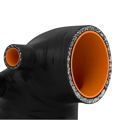 Mishimoto 92-99 BMW E36 (325/328/M3) w/ 3.5in HFM Black Silicone Intake Boot - Graveyard Performance