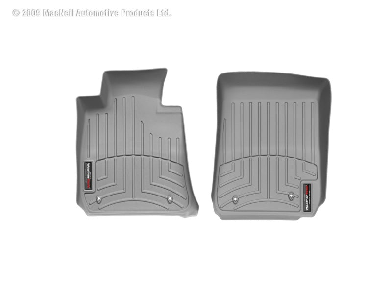 WeatherTech 06-12 BMW 335i Front FloorLiner - Grey - Graveyard Performance