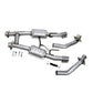 BBK 86-93 Mustang 5.0 High Flow H Pipe With Catalytic Converters - 2-1/2
