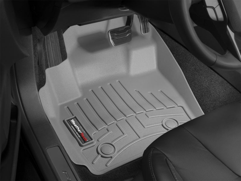 WeatherTech 2015+ BMW 2-Series Front FloorLiner - Grey - Graveyard Performance