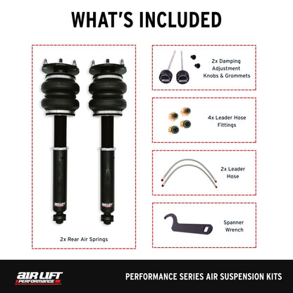 Air Lift Performance 89-00 Lexus LS400 Rear Air Suspension Kit - Graveyard Performance