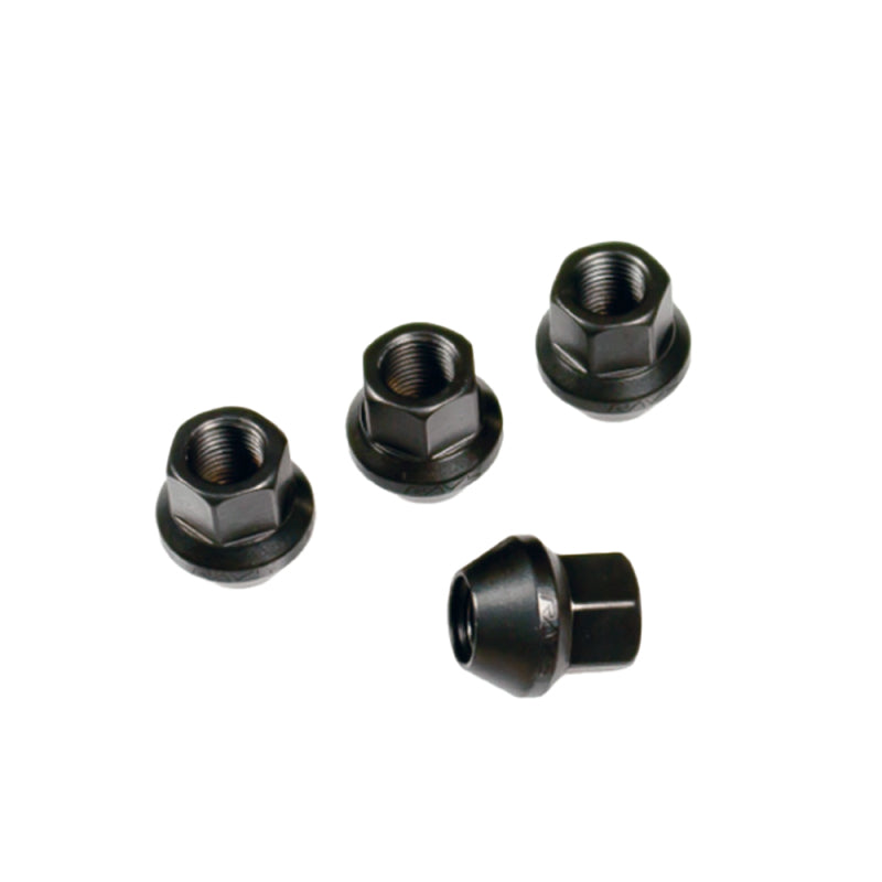 Rays 17 Hex Racing Nut L25 Short Type 12x1.25 - Black (4 Pieces) - Graveyard Performance