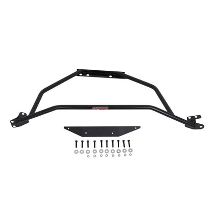 BBK 94-04 Mustang V6 GT Tubular Strut Tower Brace - Black Powdercoat Finish - Graveyard Performance