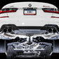 AWE Tuning 2019+ BMW M340i (G20) Track Edition Exhaust - Quad Chrome Silver Tips