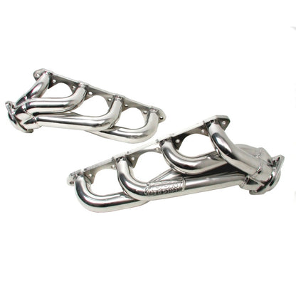 BBK 94-95 Mustang 5.0 Shorty Unequal Length Exhaust Headers - 1-5/8 Silver Ceramic - Graveyard Performance