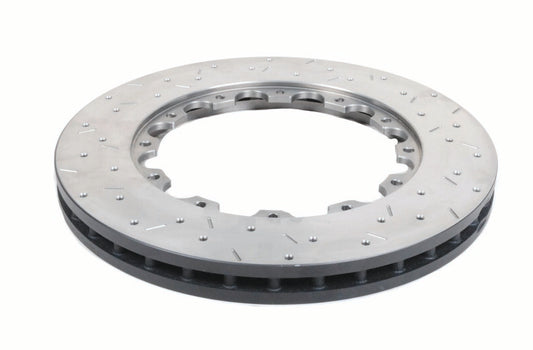 DBA 06-12 Chevrolet Corvette Z06 5000 Series Drilled and Slotted Front Replacement Rotor - Graveyard Performance