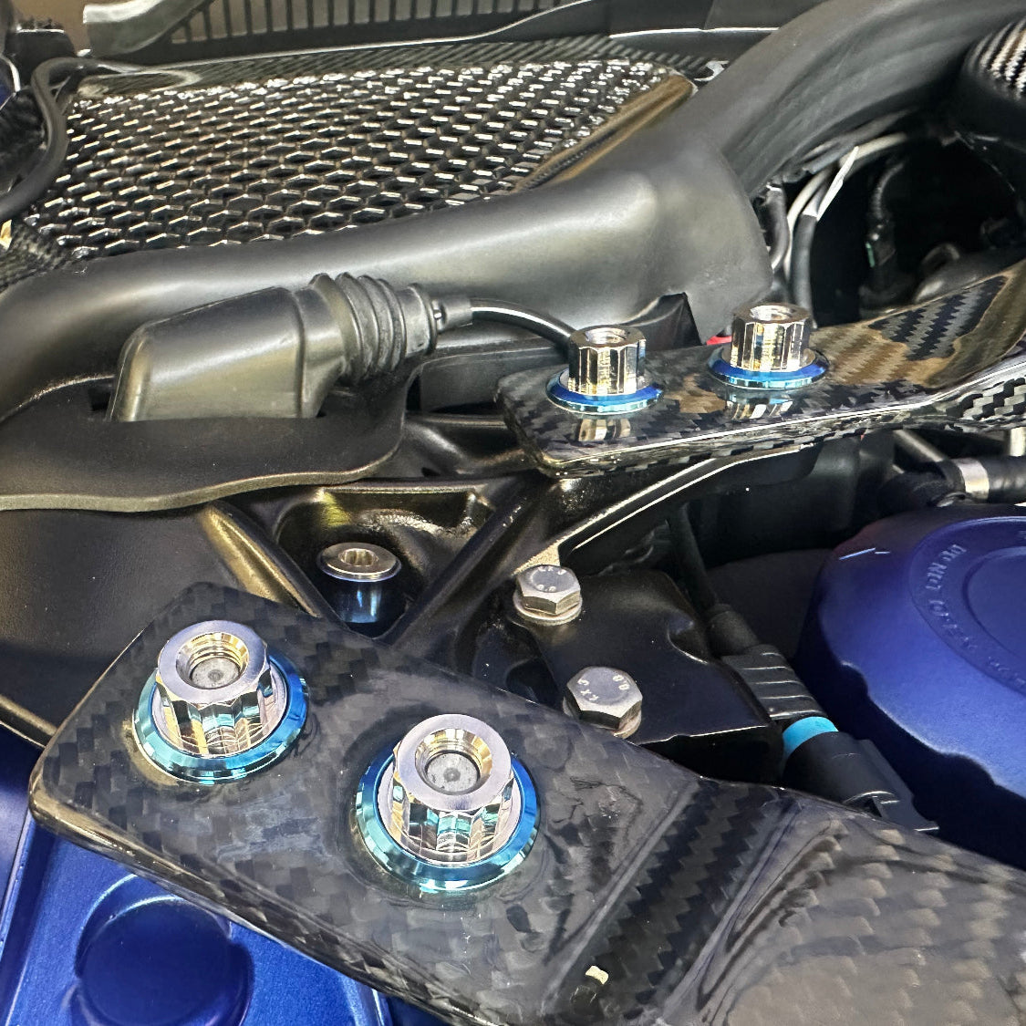 JDC Titanium Strut Brace Hardware Kit (BMW G8X M3/M4) - Graveyard Performance