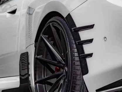 AutoTecknic Dry Carbon Rear Fender Arch Trim Set - G87 M2 - Graveyard Performance