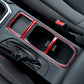 JDMuscle [22-25 WRX] P&S Series Carbon Fiber Cupholder Inner Trim | Black Carbon Fiber/ Red Carbon Fiber
