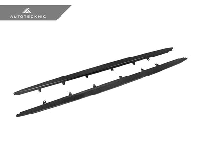 AutoTecknic Dry Carbon Fiber Side Skirt Extension Set - F90 M5 | G30 5-Series - Graveyard Performance