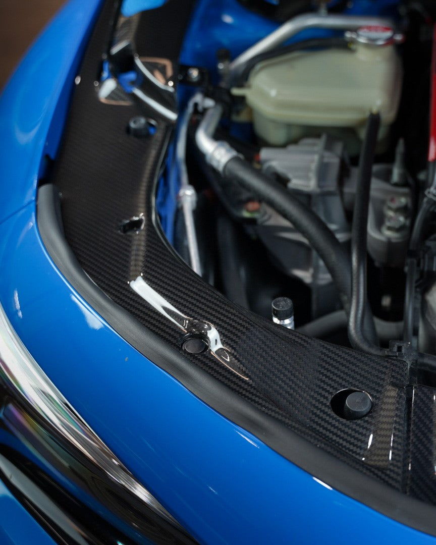 APR Performance Carbon Fiber Honda FL5 Civic Type R Carbon Fiber Radiator Cooling Plates 2023 - Current