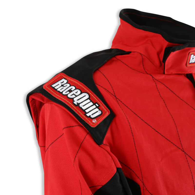 RaceQuip Red Chevron-1 Suit - SFI-1 3XL - Graveyard Performance