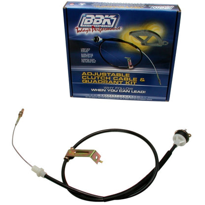 BBK 96-04 Mustang Adjustable Clutch Cable - Replacement - Graveyard Performance