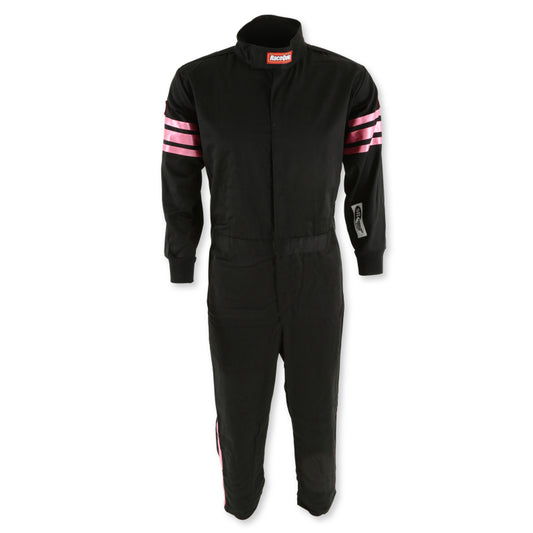 RaceQuip Pink Trim SFI-1 JR. Suit - Kids Small