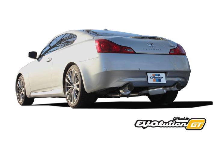 GReddy 07-14 Infiniti G37 Evolution (RWD ONLY) GT 304SS Cat-Back Exhaust - Graveyard Performance