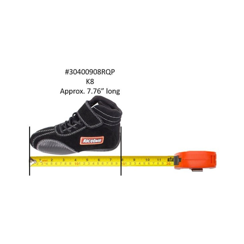 RaceQuip Euro Carbon-L SFI Shoe Kids 8 - Graveyard Performance