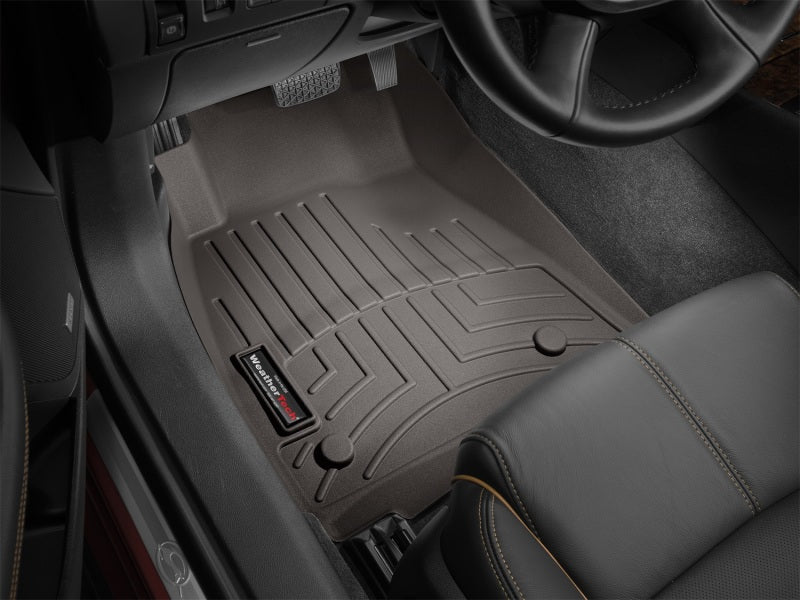 WeatherTech 2014+ Chevrolet Corvette Front FloorLiner - Cocoa - Graveyard Performance