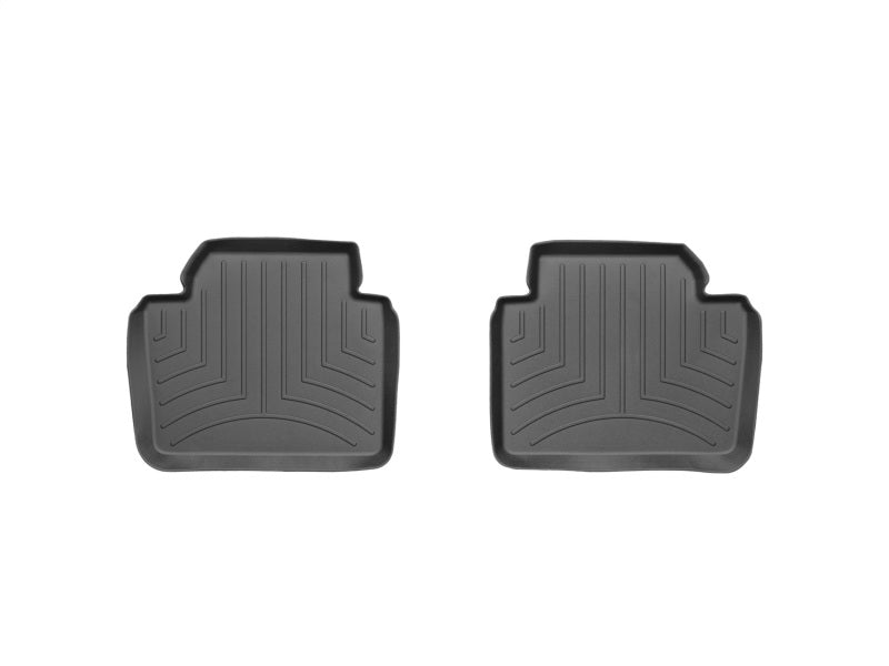 WeatherTech 12+ BMW 3-Series Rear FloorLiner - Black - Graveyard Performance